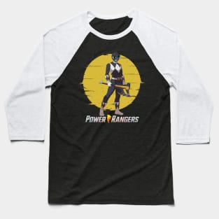 Power Rangers Megazord Forming The Ultimate Defender Baseball T-Shirt